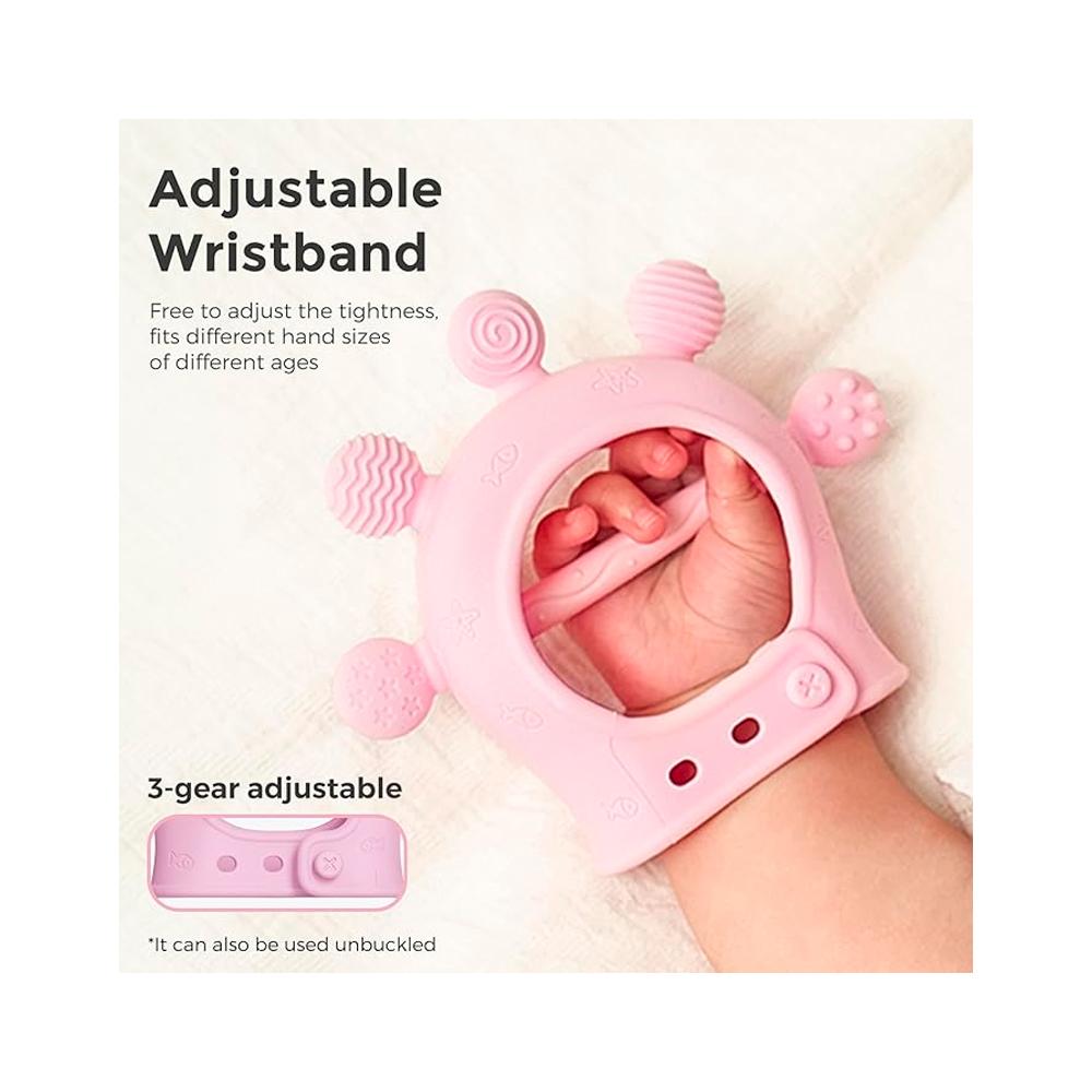 Детская игрушка-прорезыватель Momcozy Pink