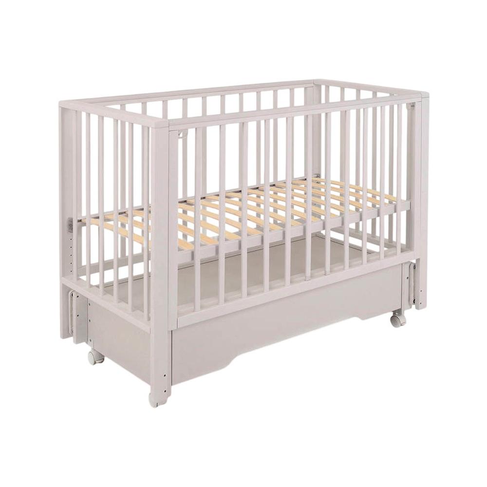 Кровать детская RANT BERGEN PLUS Crystal Beige артикул 800 маятник и ящик 120*60