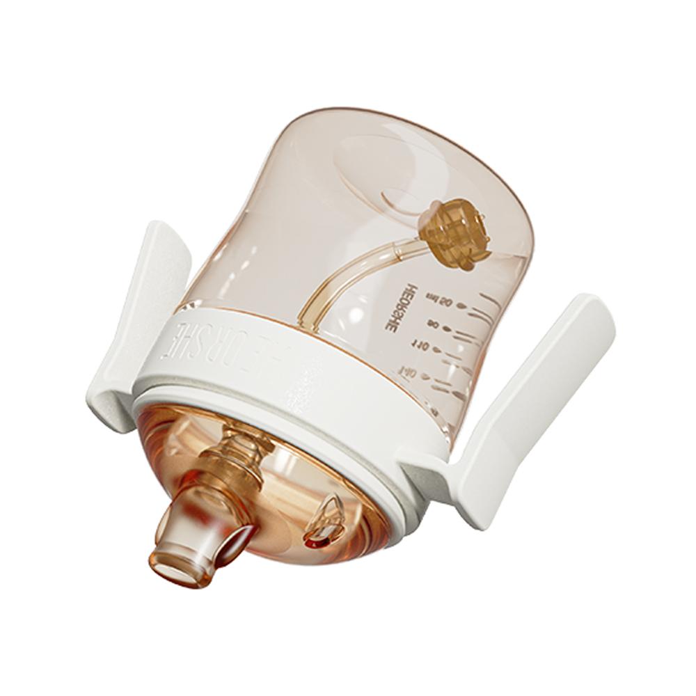 Поильник детский с ручками HEORSHE белый 6м+ 210мл