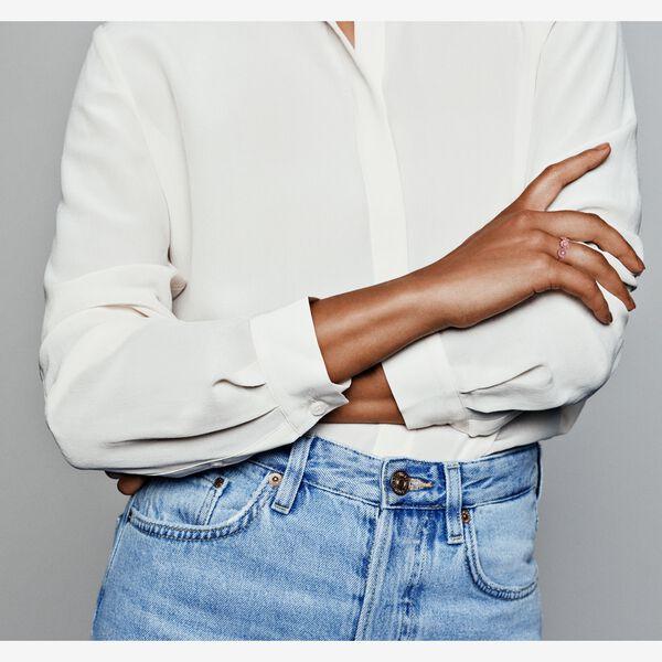 Кольцо Daisy PANDORA Rose с прозрачным кубическим цирконием и розовой эмалью