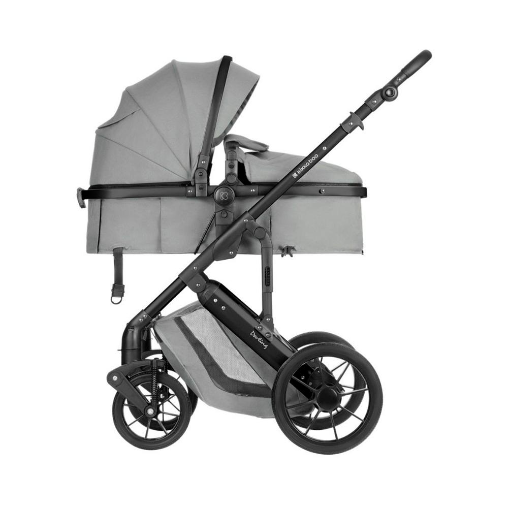 Коляска 3в1 KikkaBoo Darling Light Grey