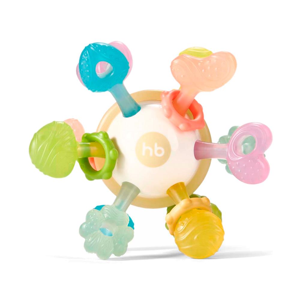 Массажер для дёсен прорезыватель Happy Baby colorful