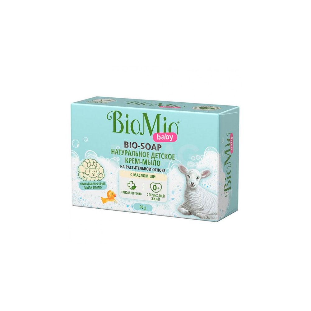 Крем мыло BioMio Baby натуральное с маслом Ши 90 гр