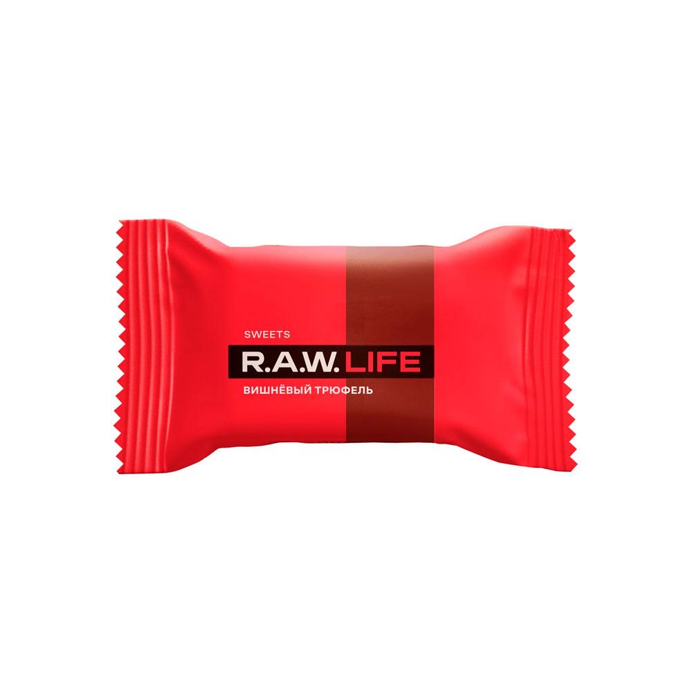 Конфета R.A.W LIFE вишневый трюфель 18 гр