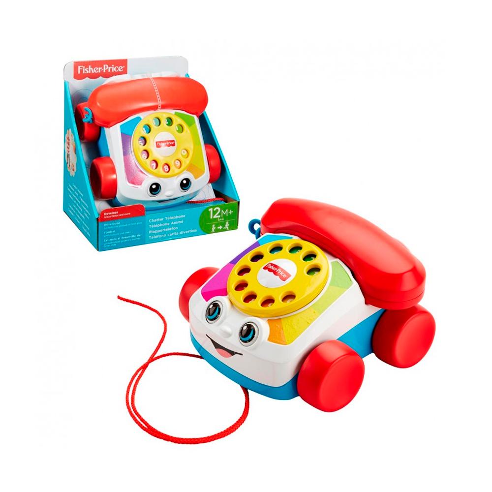 Игрушка-каталка Fisher Price Говорящий телефон Mattel