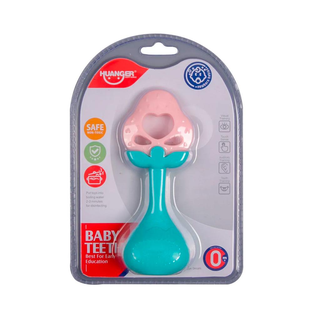 Погремушка-прорезыватель Huanger Клубника HE0140