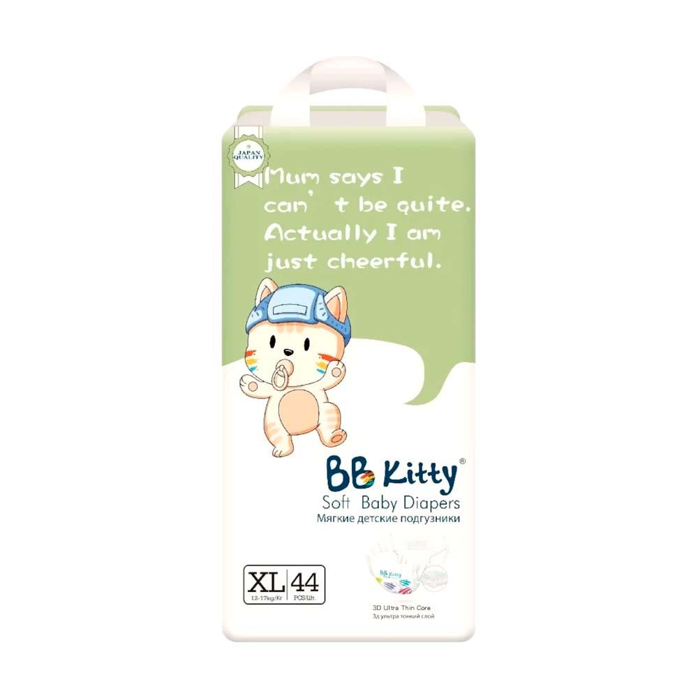 Подгузники BB Kitty PREMIUM размер XL 12-17 кг 44 шт