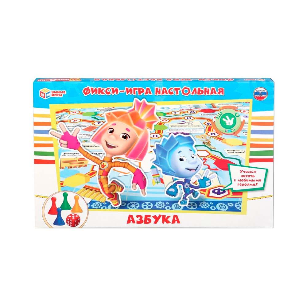 Настольная игра-ходилка Фиксики Азбука в кор Умные игры