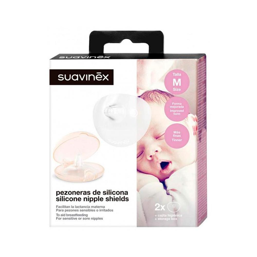 Накладки Suavinex для груди силиконовые размер M