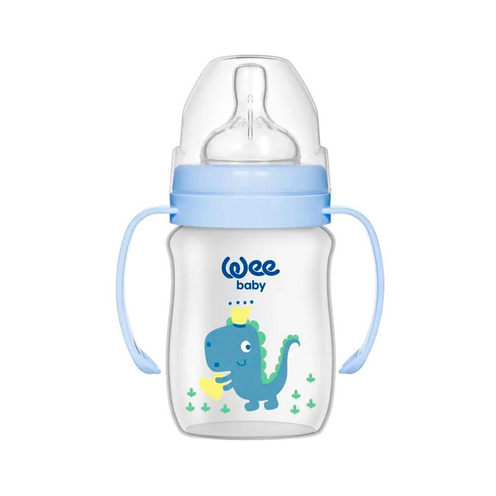 Бутылочка для кормления Wee baby Classic Plus с ручками 0м+ 150 мл Бутылочка для кормления Wee baby Classic Plus с ручками 0м+ 150 мл