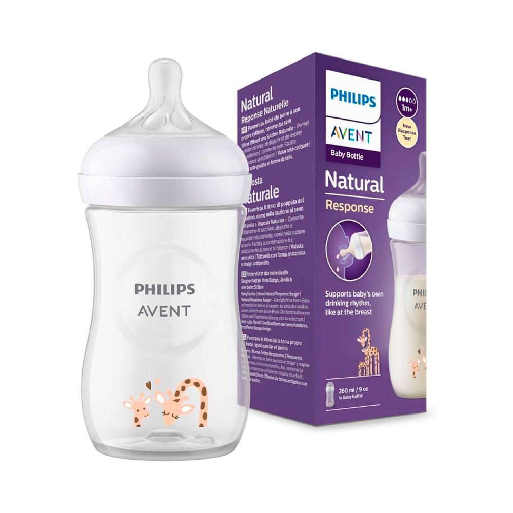 Бутылочка Philips Avent Natural Response жираф 1м+ 260 мл