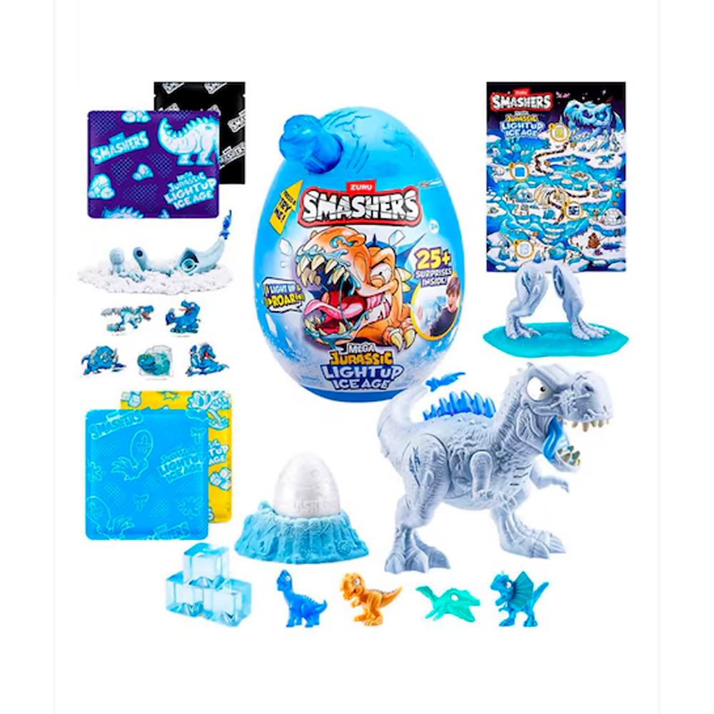 Фигурка-сюрприз Smashers DINO ICE AGE LIGHT UP Mega Egg