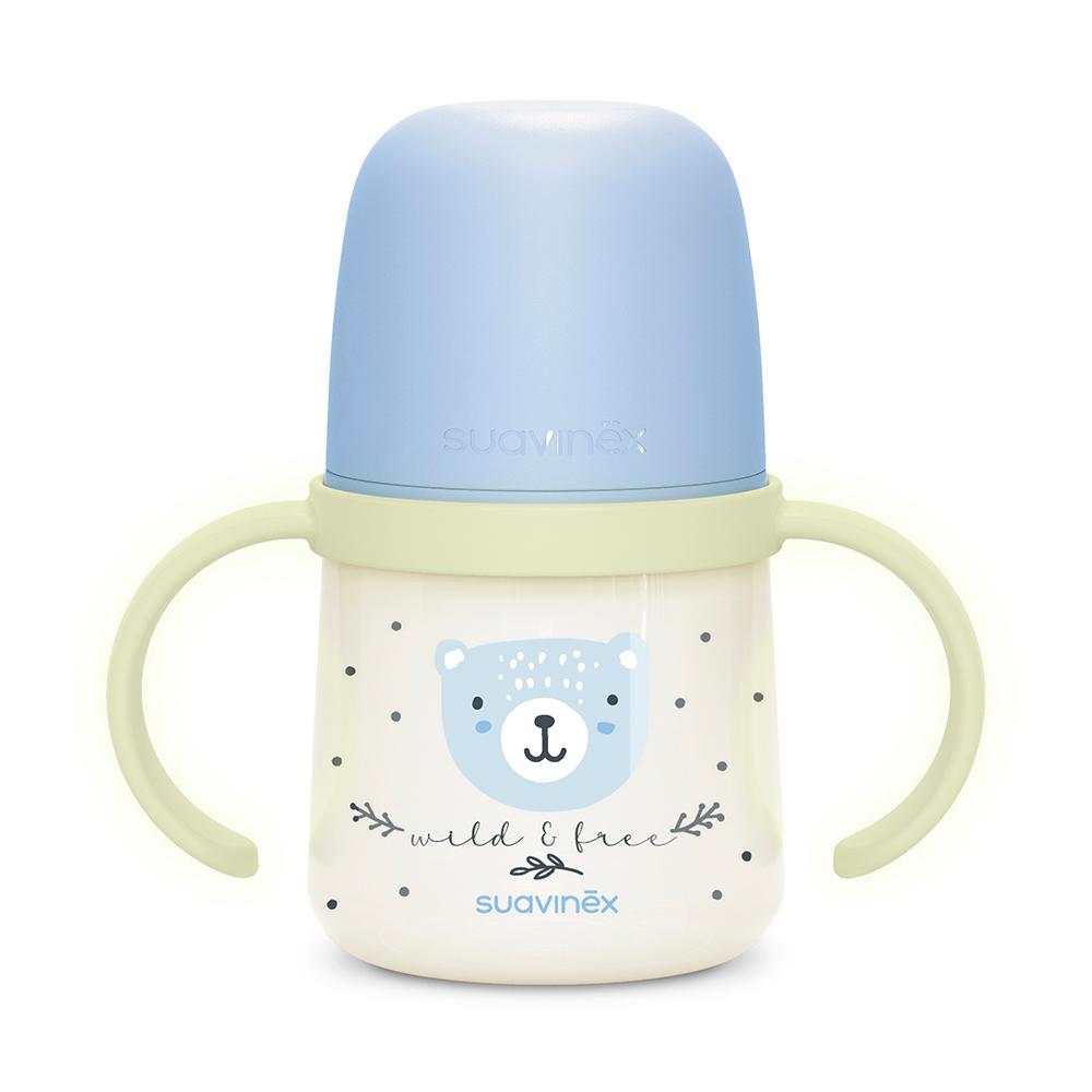 Поильник Suavinex ночной Wild голубой 6м+ Поильник Suavinex ночной Wild голубой 6м+