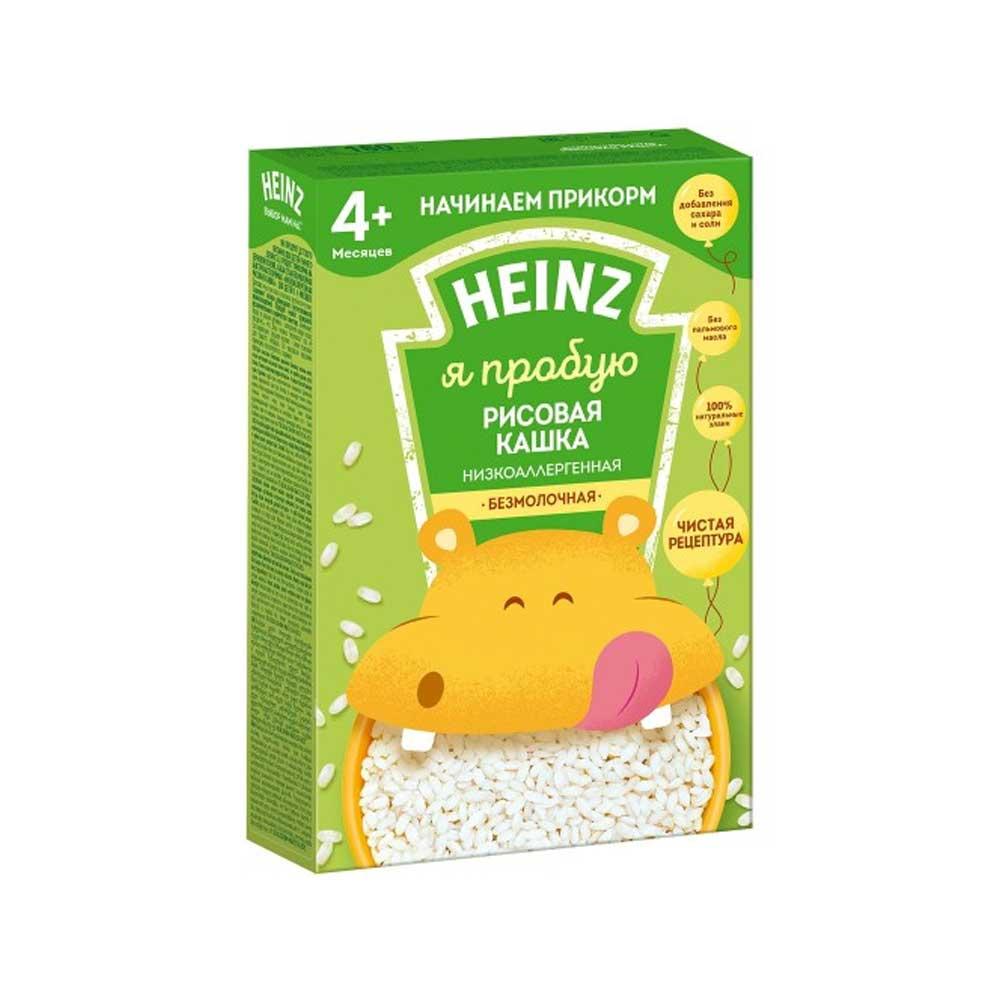 Каша Heinz Я пробую молочная рисовая с 4 месяцев 180 г