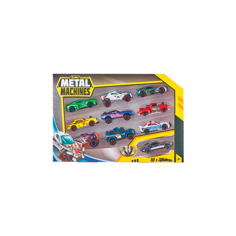 Набор Metal Machines Mini Racing Car из 10 игрушек