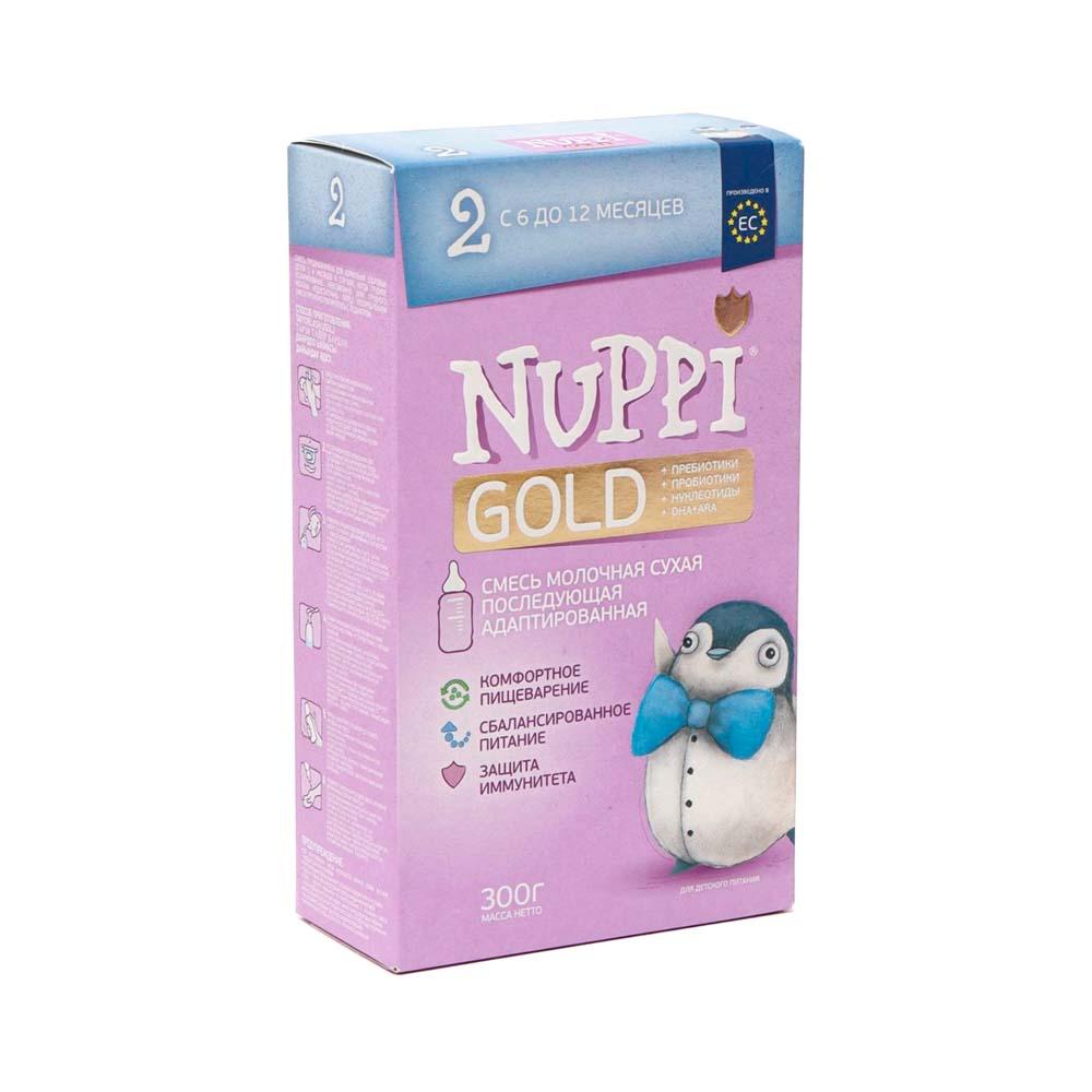 Cухая молочная смесь NUPPI GOLD 2 6м+ 300 г