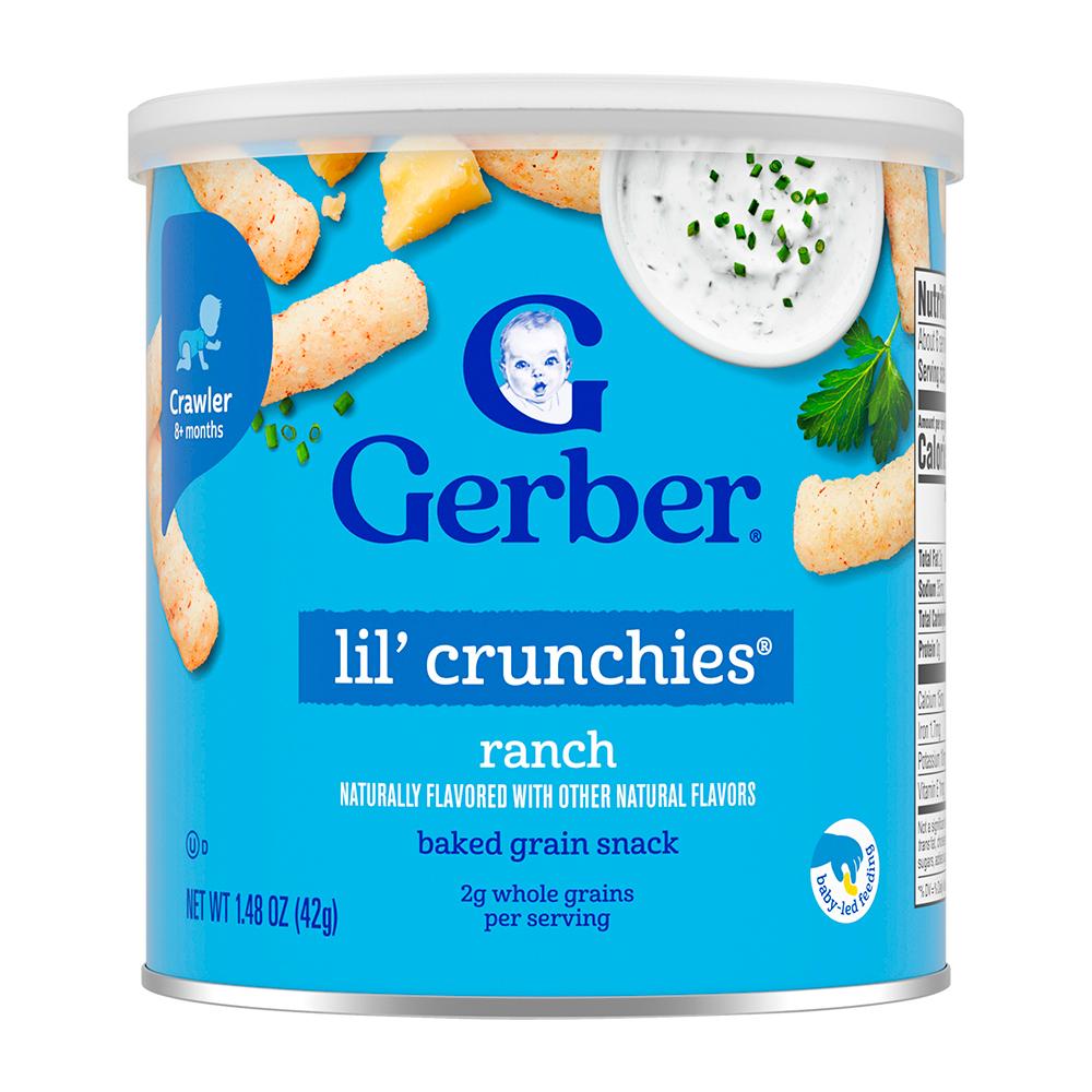 Кукурузки Gerber соус Ranch 8м+ 42 гр