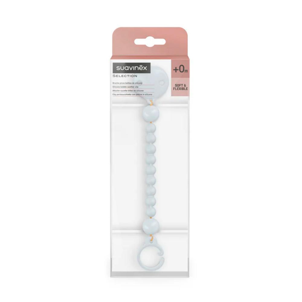 Силиконовый держатель Suavinex голубой Силиконовый держатель Suavinex голубой