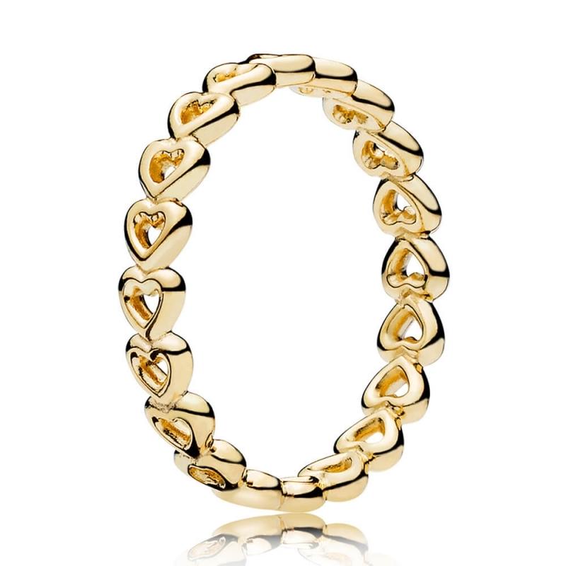 PANDORA Shine heart ring