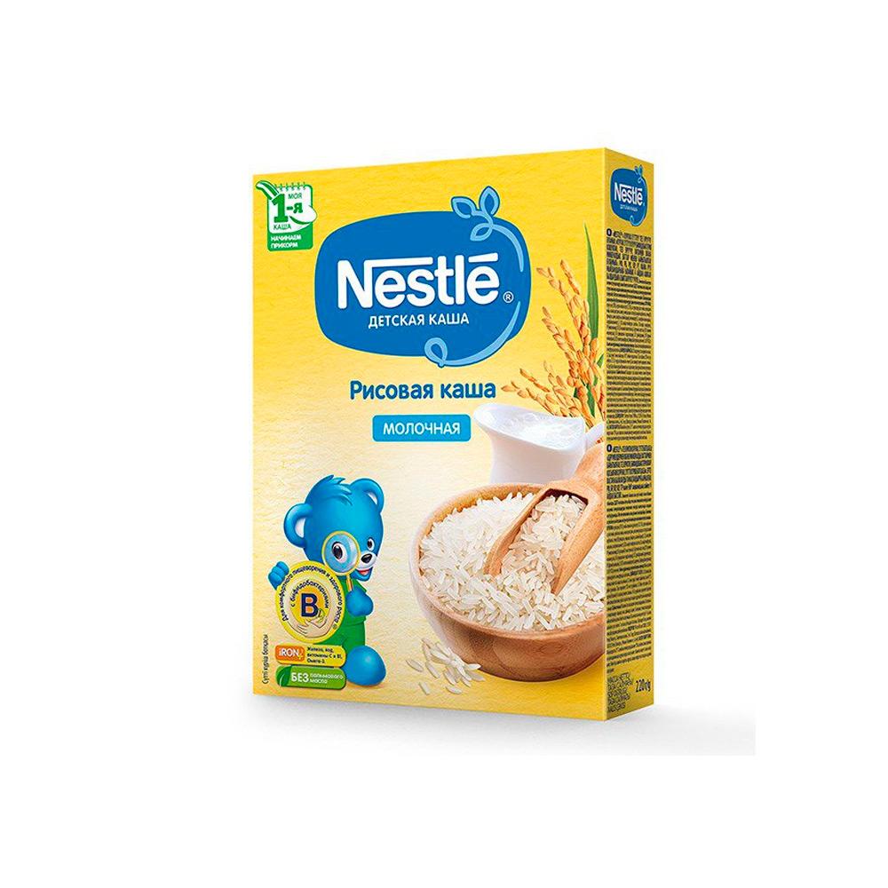 Каша Nestle молочная рисовая 4м+ 200 гр