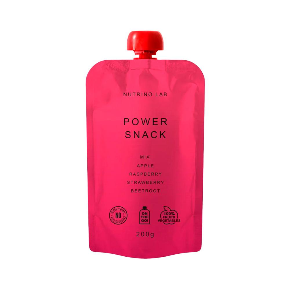 Фруктовое пюре Nutrino Lab POWER MIX яблоко малина клубника свекла 3+ 200 гр