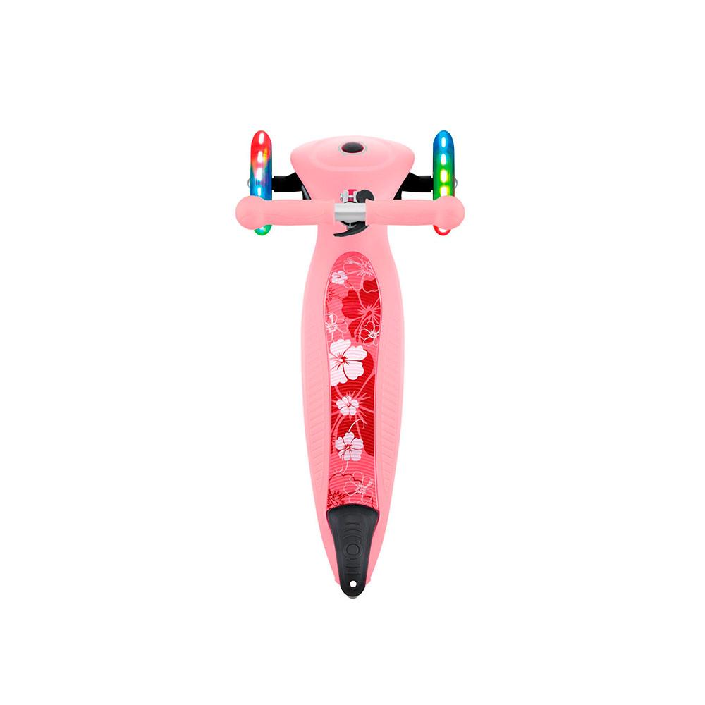 Трёхколесный самокат Globber Junior Foldable Fantasy Lights Pastel Pink