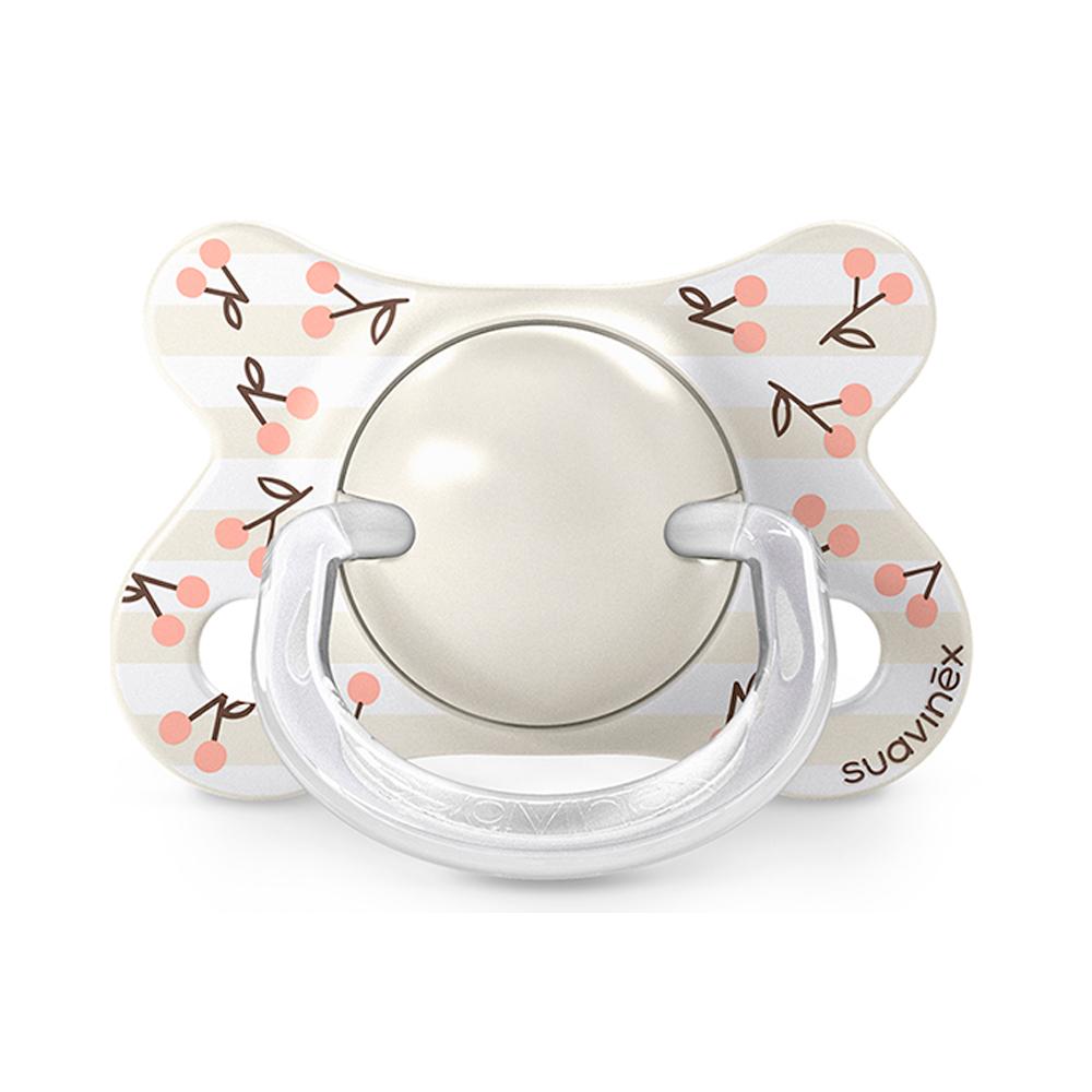 Пустышка Suavinex Birdies розовая -2-2м+ 2шт