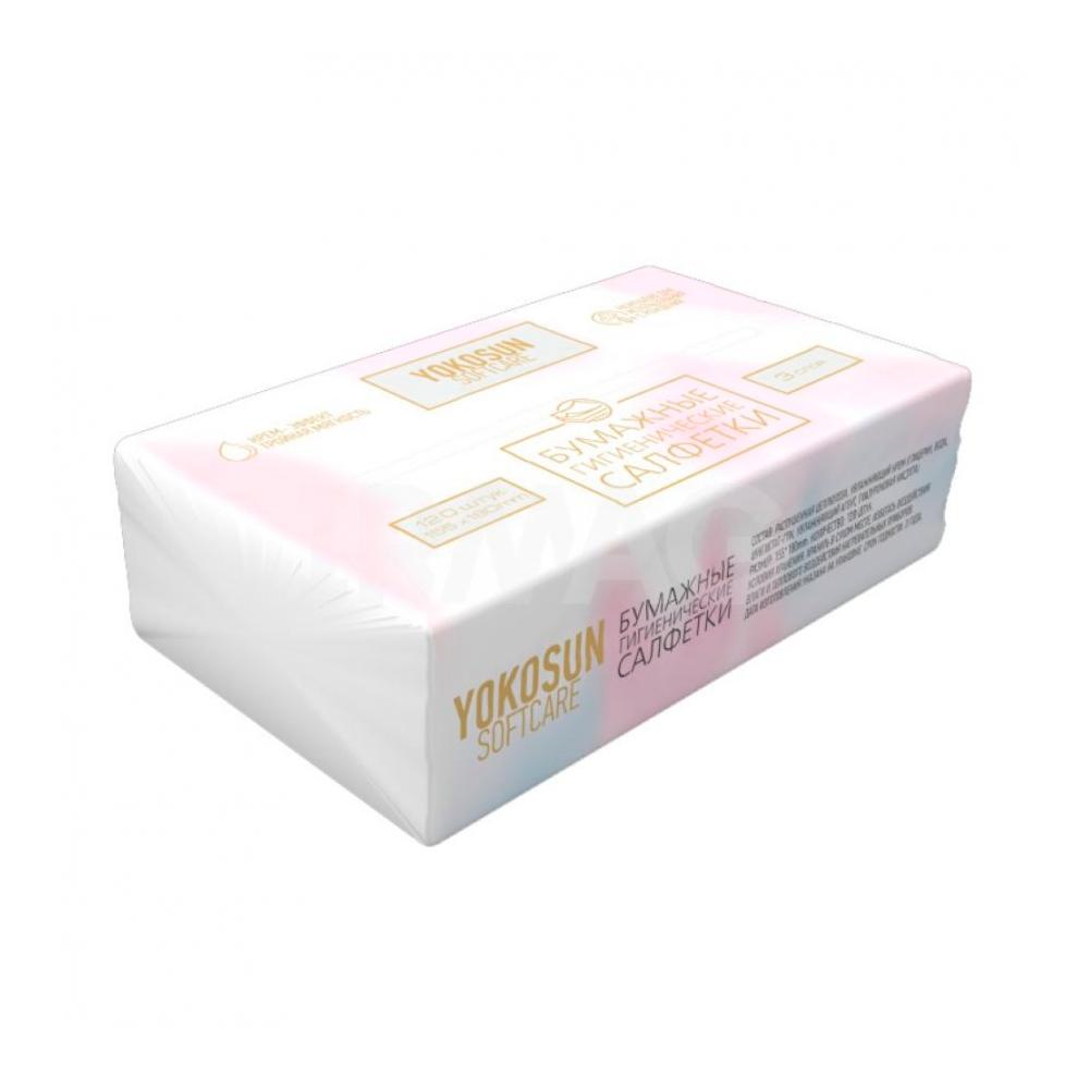 Салфетки гигиенические YokoSun крем-эффект детские 120 шт