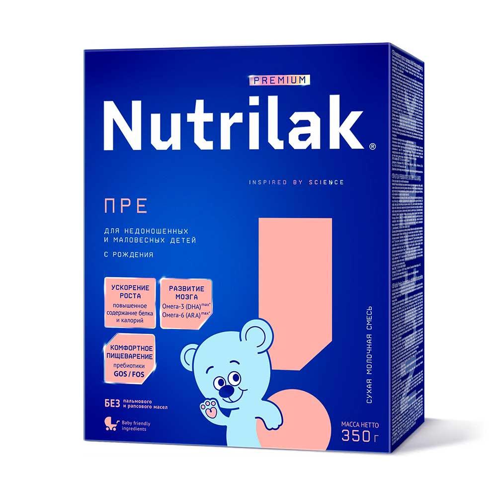 Сухая молочная смесь Nutrilak Premium ПРЕ для недон. и маловес. детей 0м+ 350 гр