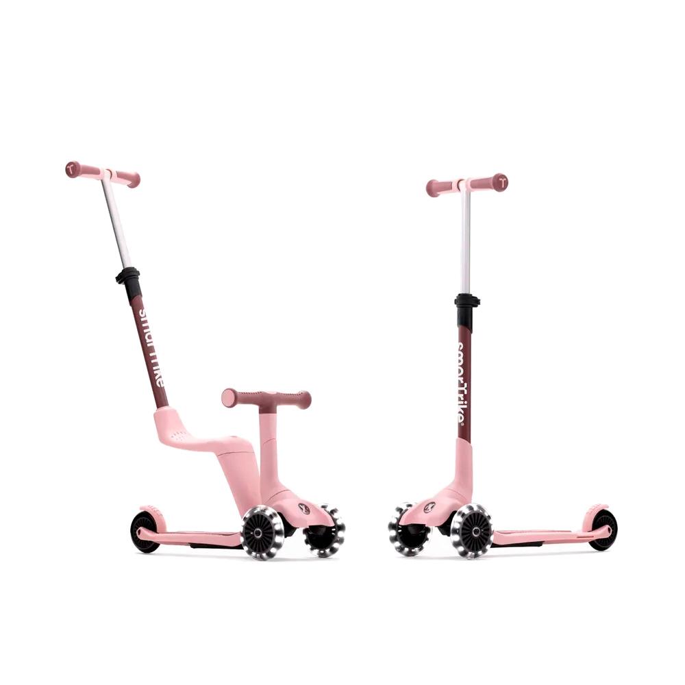 Растущий самокат-трансформер 3в1 SmarTrike Xtend Mini Ride Coral Pink
