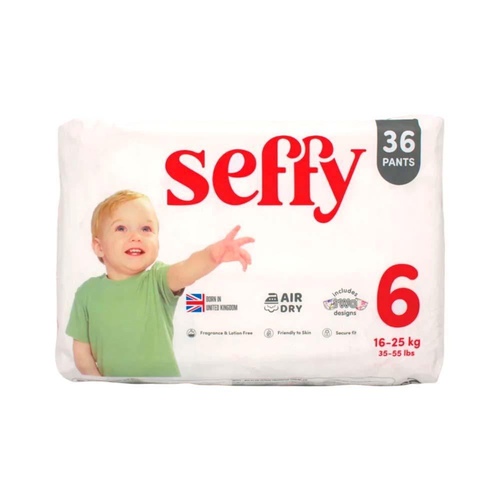 Подгузники-трусики SEFFY Размер 6 16-25 кг 36 шт