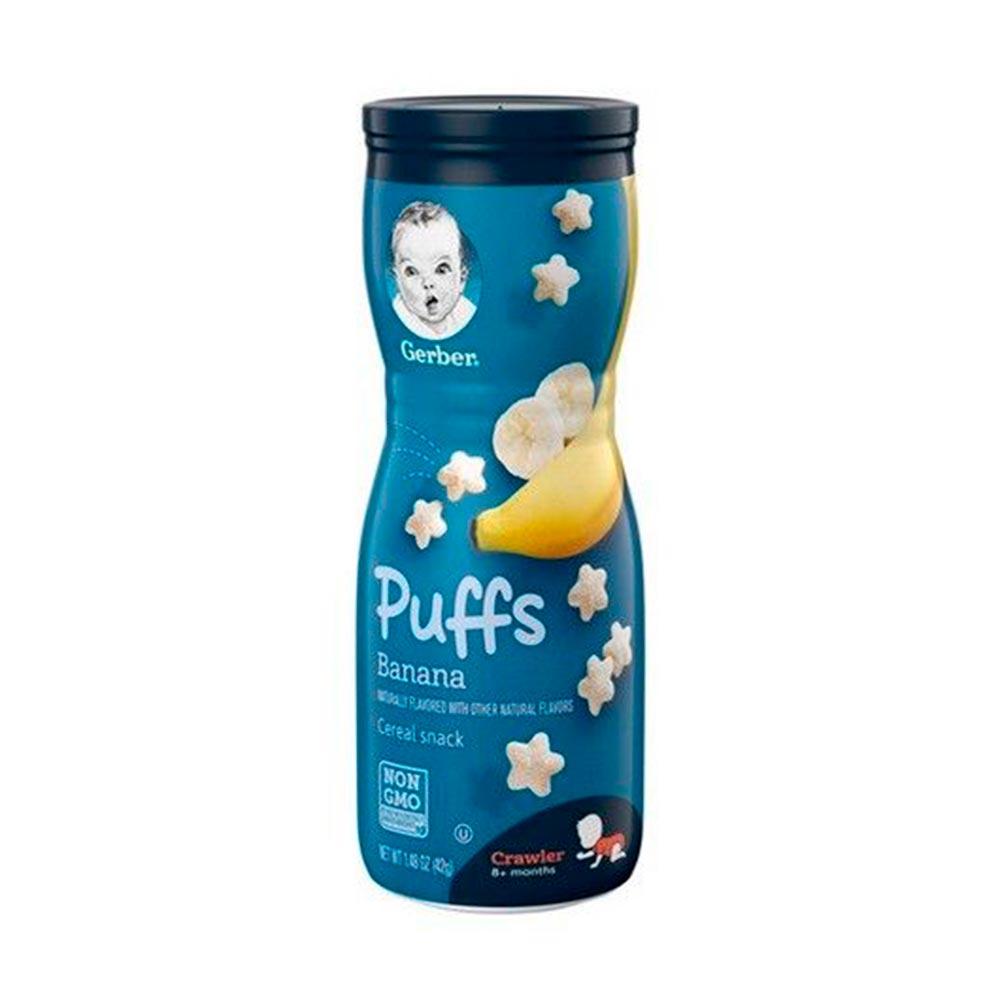 Снеки Gerber Puffs банан 8м+ 42 гр