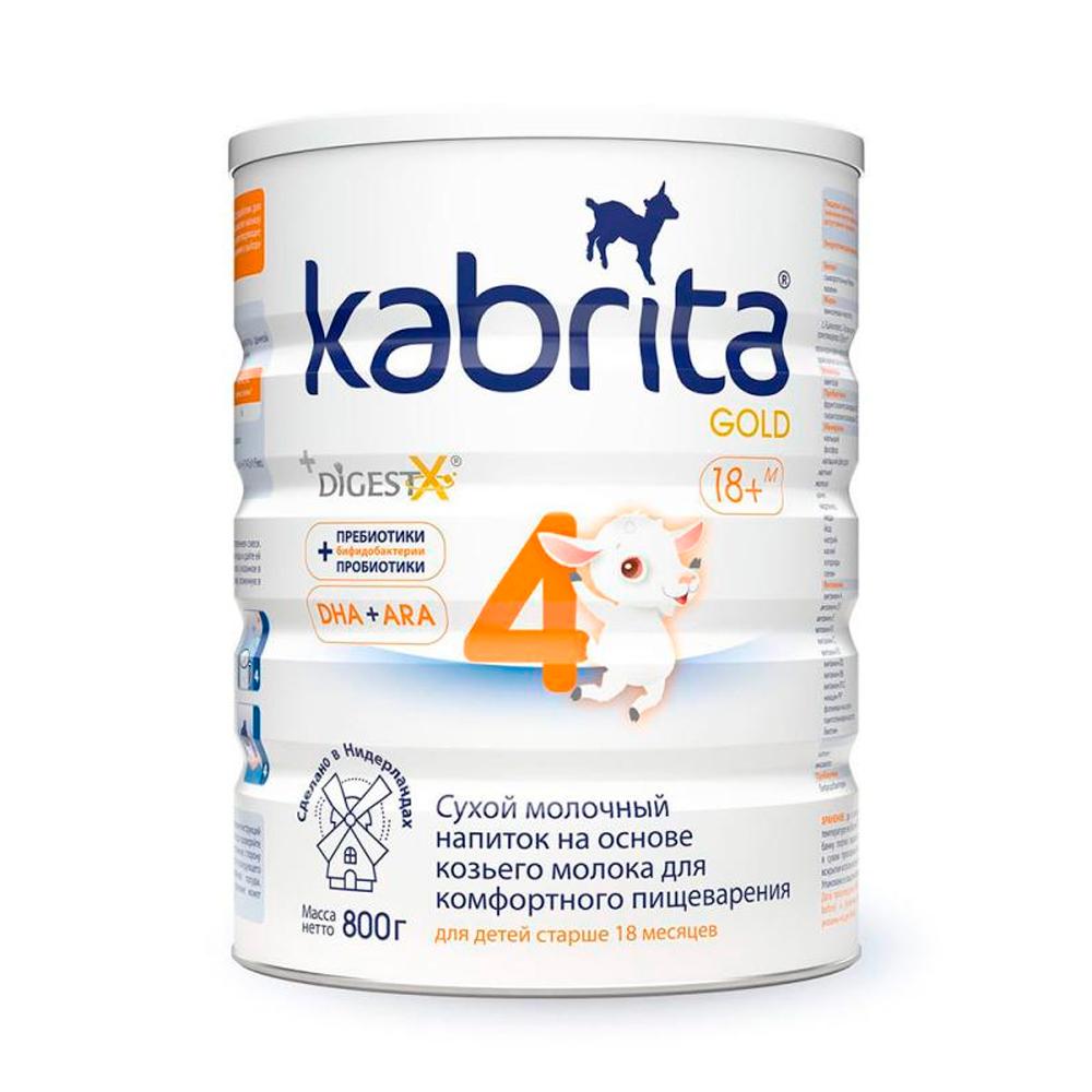Сухая молочная смесь Kabrita 4 Gold 18м+ 800 гр Сухая молочная смесь Kabrita 4 Gold 18м+ 800 гр