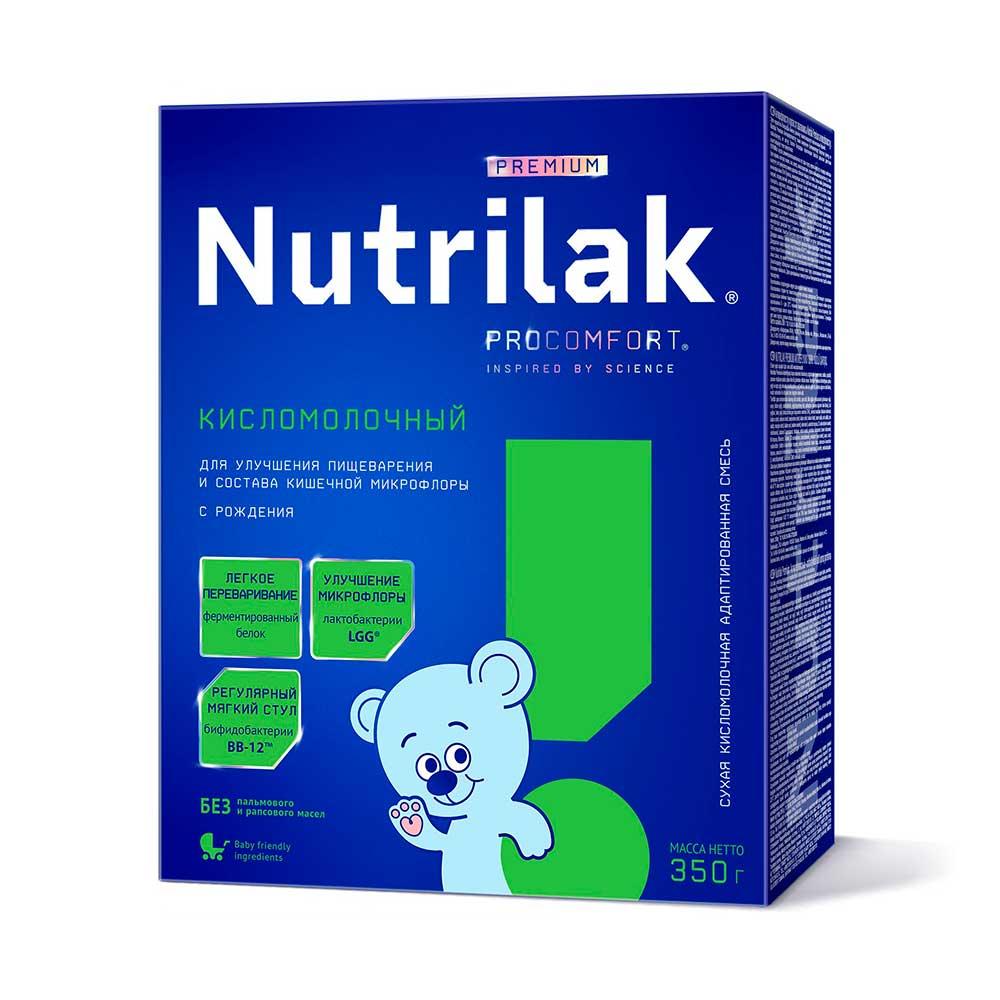 Сухая адаптированная смесь Nutrilak Premium Кисломолочный 0м+ 350 гр