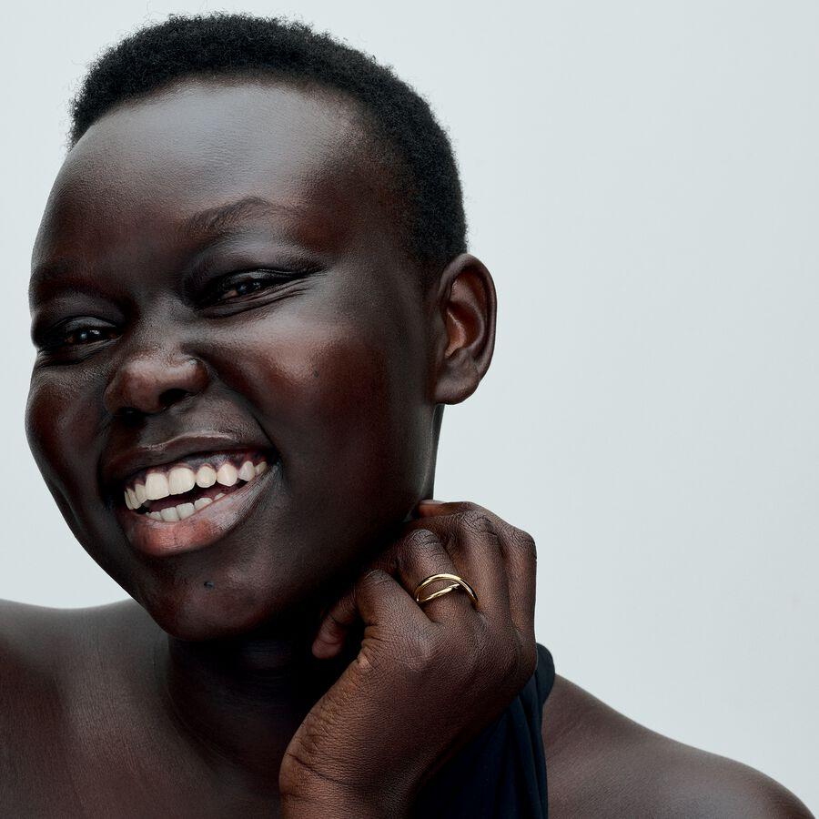 Кольцо с покртыием из 14-каратного золота