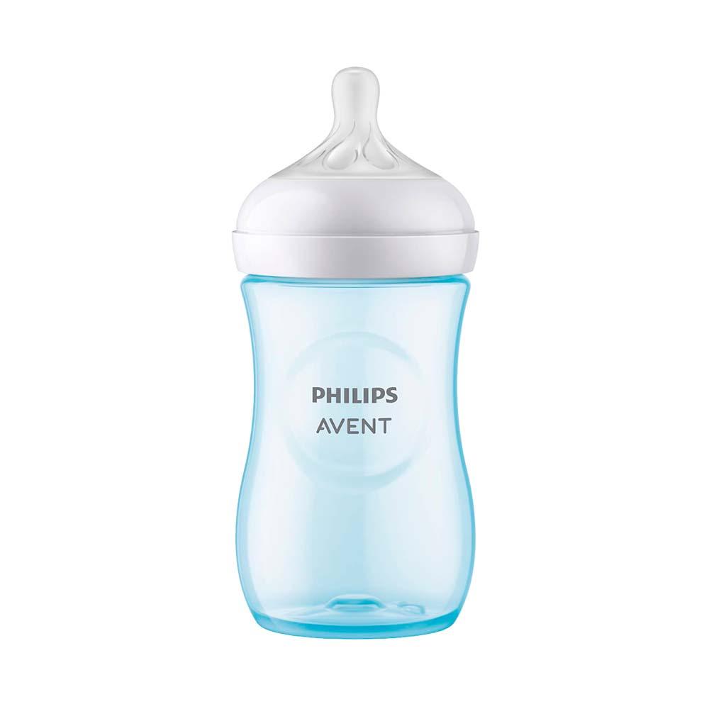 Бутылочка для кормления Philips Avent Natural Response голубая 1м+ 260 мл