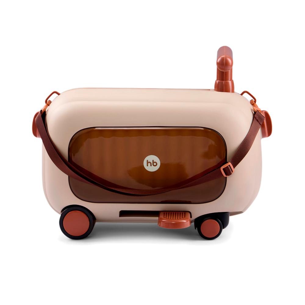 Чемодан-каталка TRAVY sand HAPPY BABY Чемодан-каталка TRAVY sand HAPPY BABY