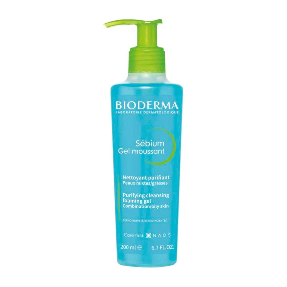 Гель для умывания жирной и проблемной кожи лица Bioderma Sebium 200 мл Гель для умывания жирной и проблемной кожи лица Bioderma Sebium 200 мл