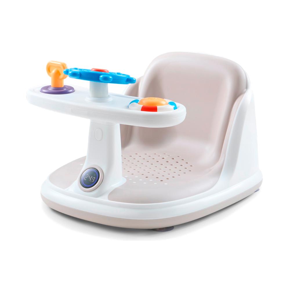 Сиденье для купания в ванной Happy Baby BUBBLY grey