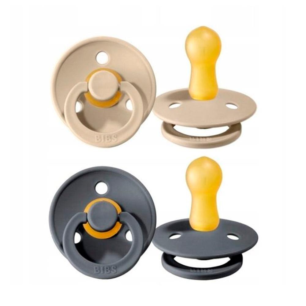 Пустышка BIBS Colour Iron/Sand 0-6м 2шт