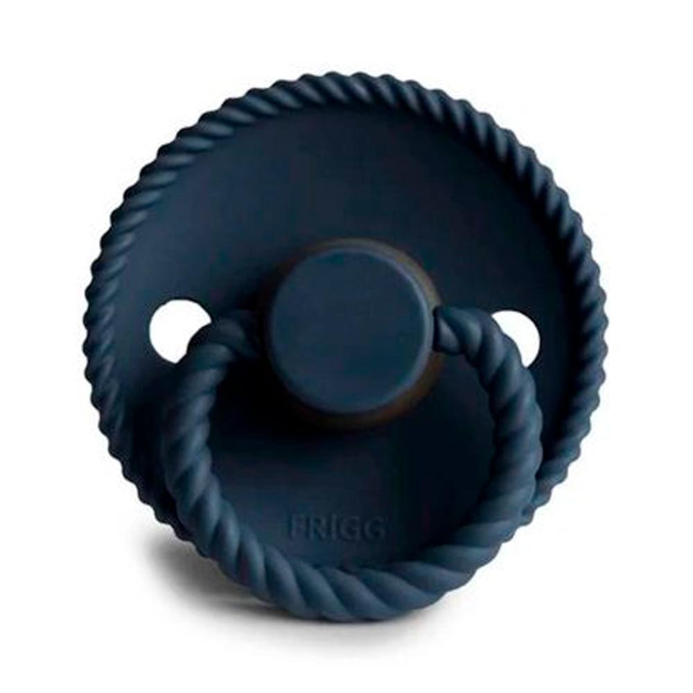 Пустышка FRIGG Rope Latex Dark Navy 6-18м