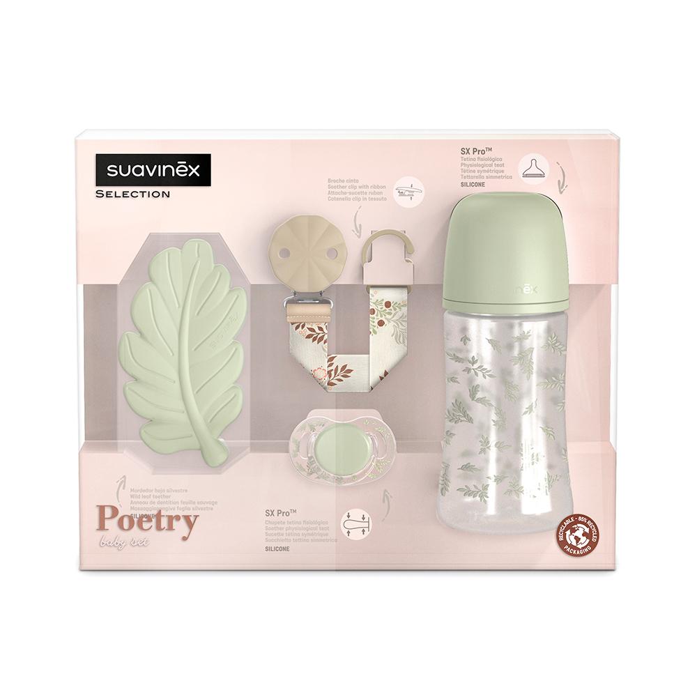Подарочный набор Suavinex Poetry зеленый