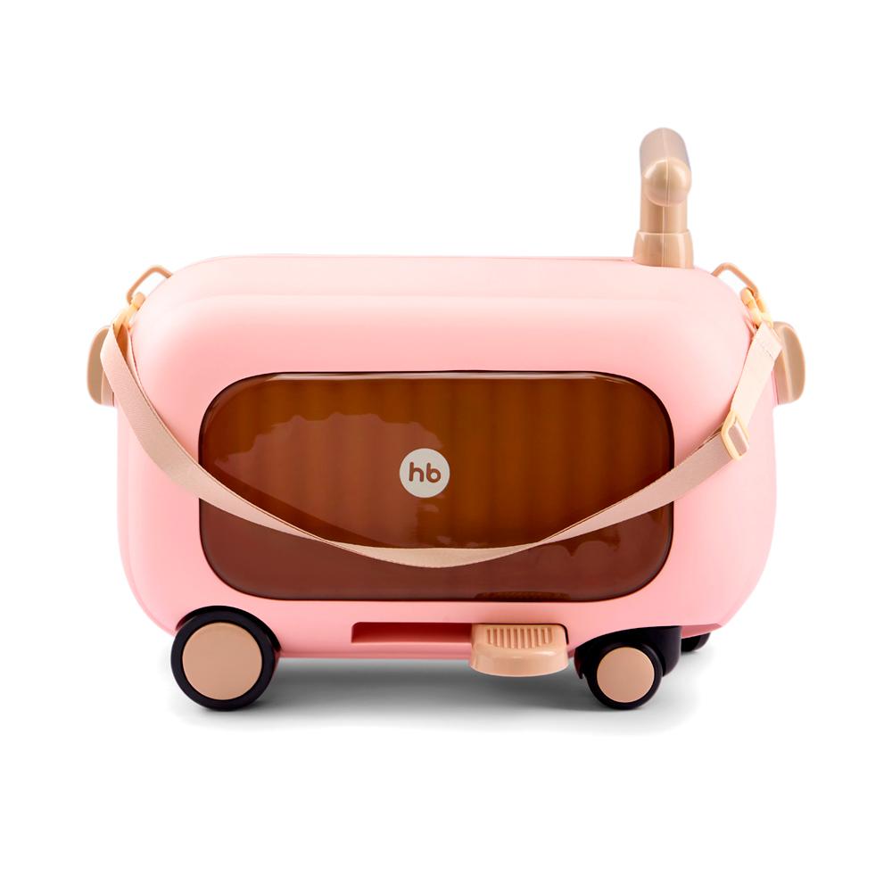 Чемодан-каталка TRAVY pink HAPPY BABY Чемодан-каталка TRAVY pink HAPPY BABY