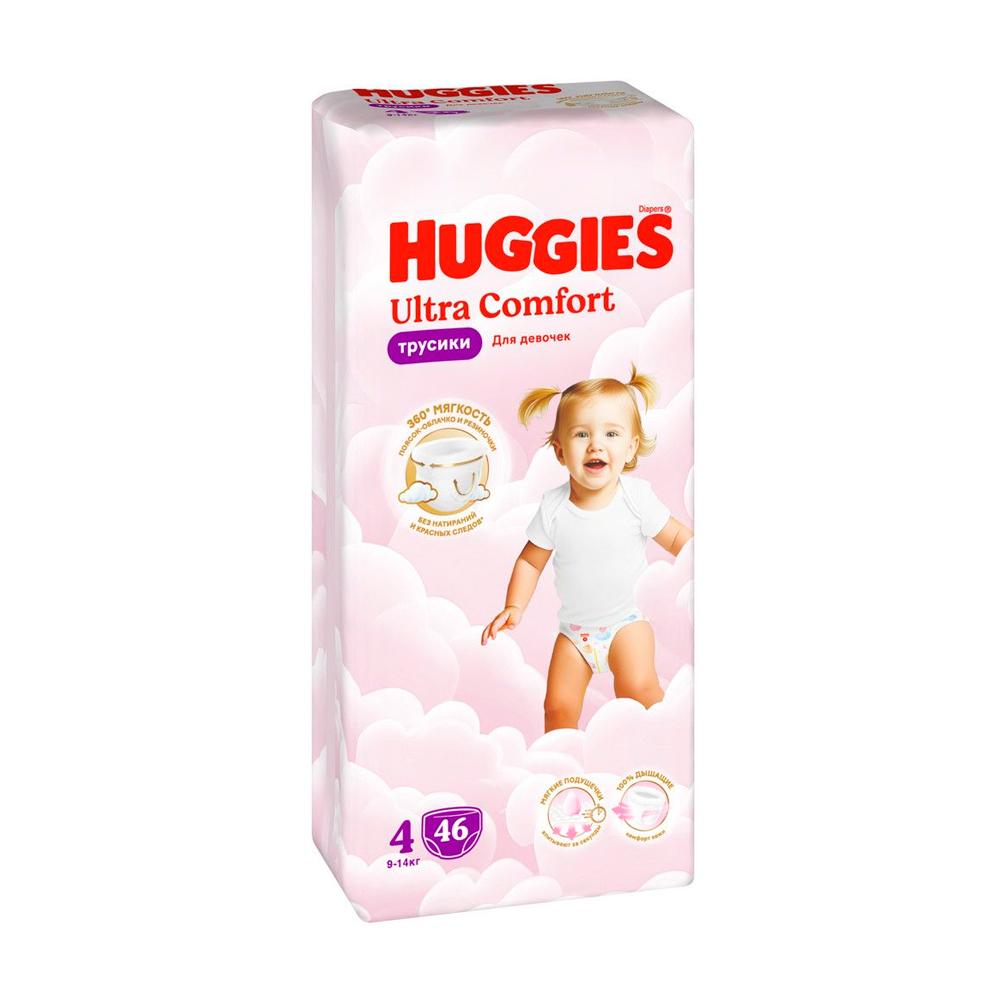 Трусики-подгузники Huggies ultra comfort 4 9-14 кг 46 шт Трусики-подгузники Huggies ultra comfort 4 9-14 кг 46 шт