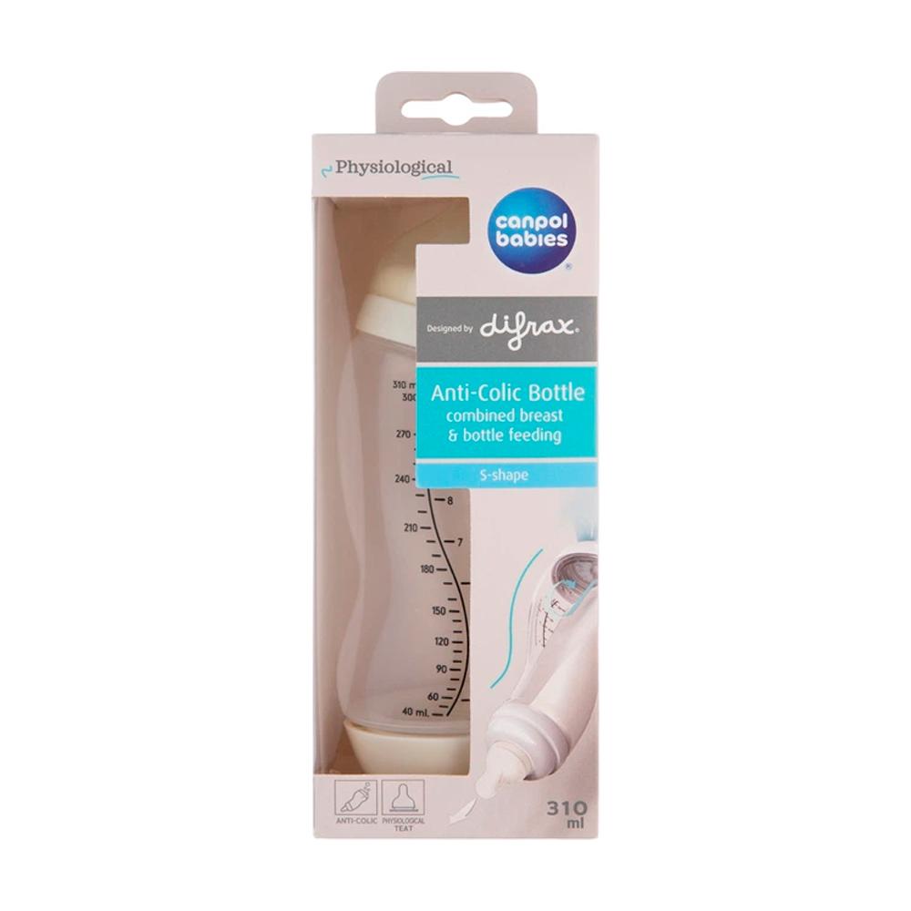 Детская антиколиковая бутылочка Canpol babies S-Shape 6м+ 300 мл