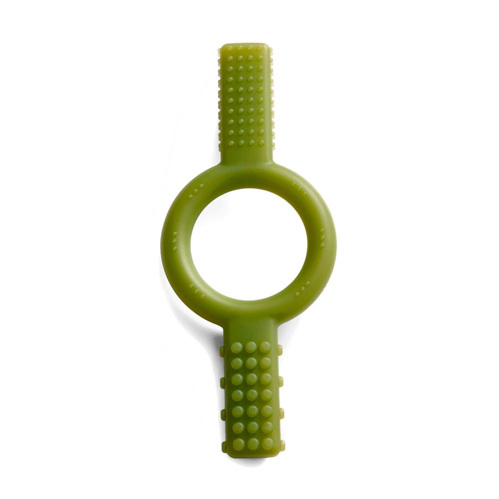 Силиконовый массажер для дёсен (прорезыватель) (green) Happy Baby