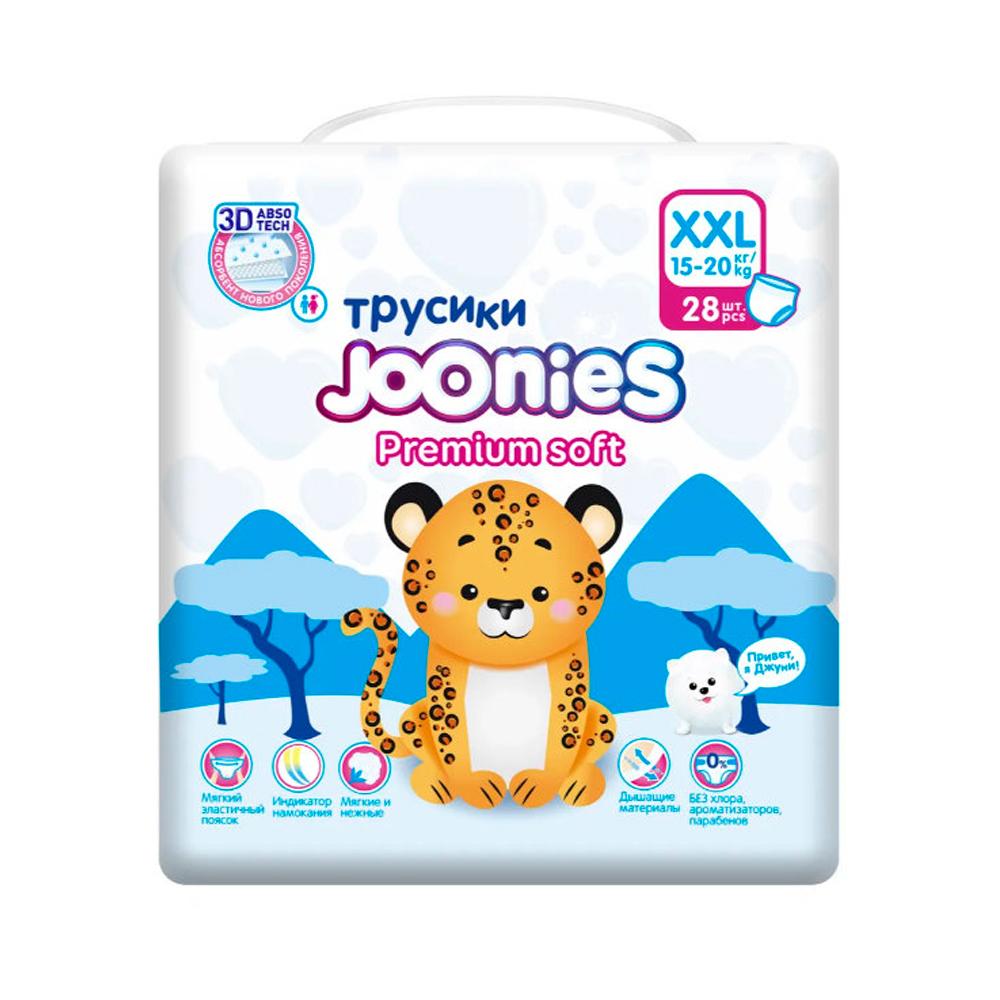 Трусики JOONIES Premium Soft размер XXL 15-20 кг 28 шт