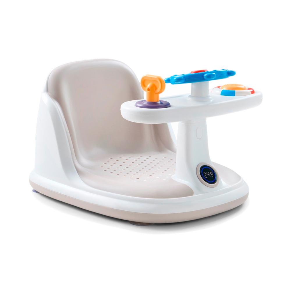 Сиденье для купания в ванной Happy Baby BUBBLY grey