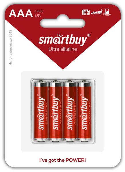 Батарейка  Smarybuy   LR03/4B 1 шт