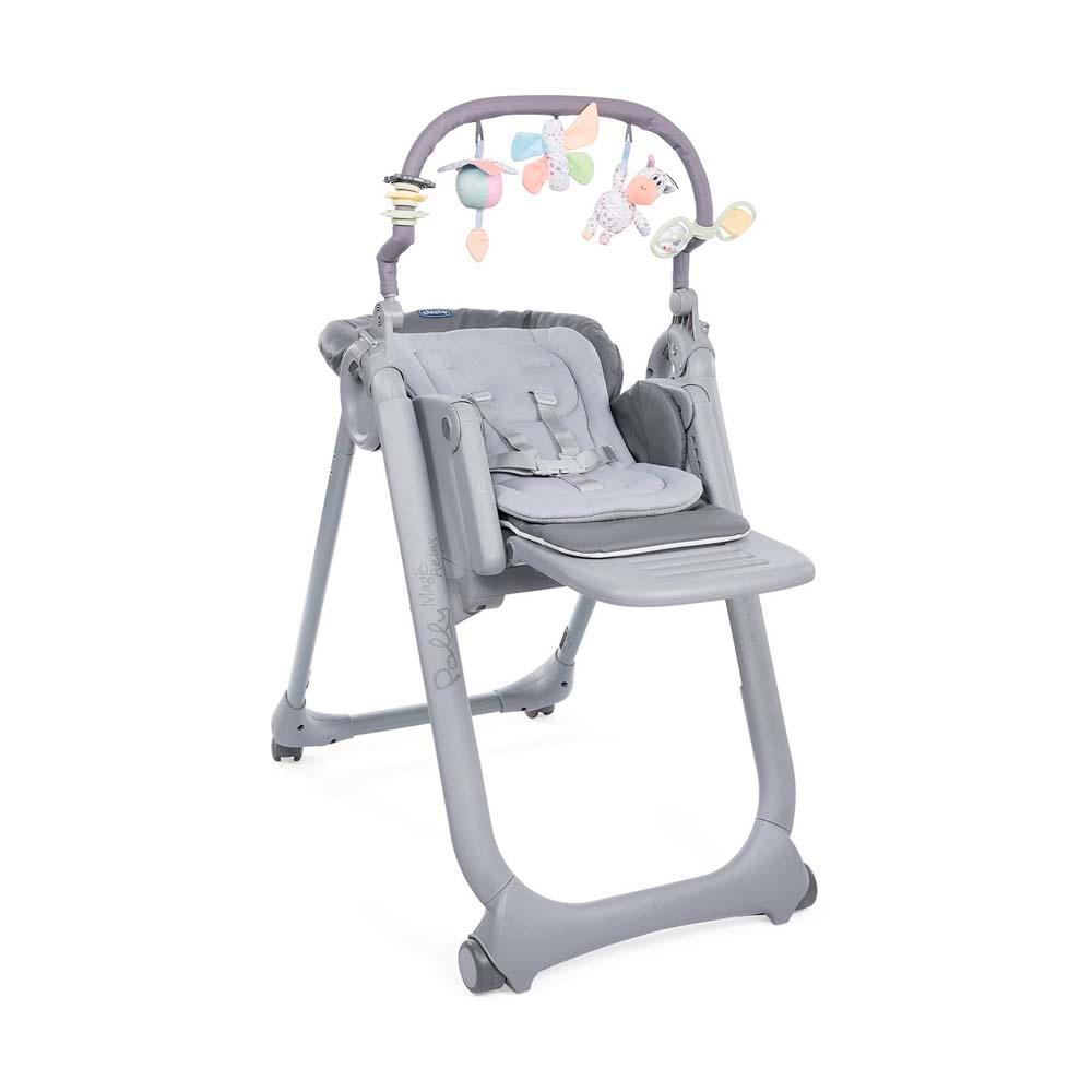 Стульчик для кормления Chicco Polly Magic Relax Graphite Стульчик для кормления Chicco Polly Magic Relax Graphite